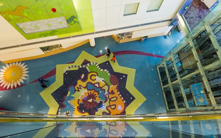 Children’s Hospital Colorado atrium entrance