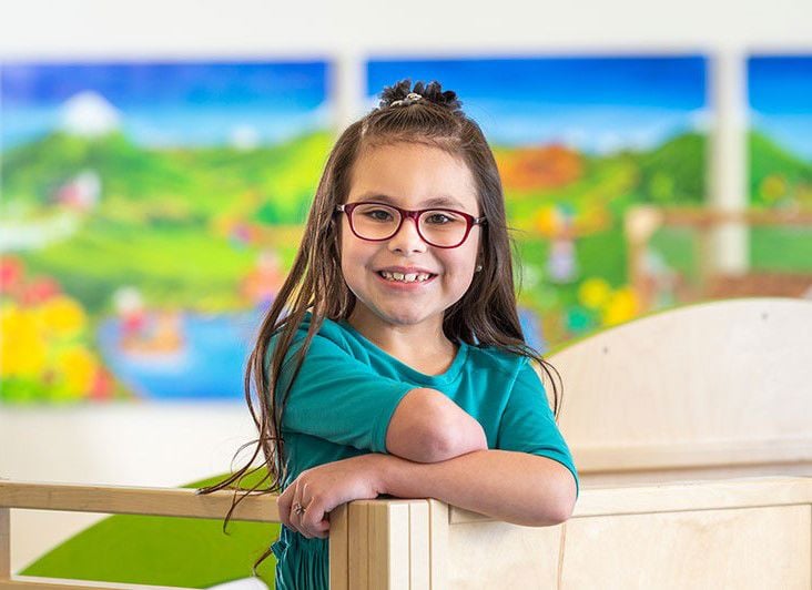 Dalilah smiling for a picture